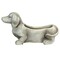 Resin Distressed Rustic Finish Dachshund Dog Indoor Outdoor Planter